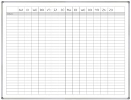 Klik voor vergroting dubbele weekplanning