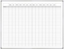 Klik voor vergroting dubbele weekplanning